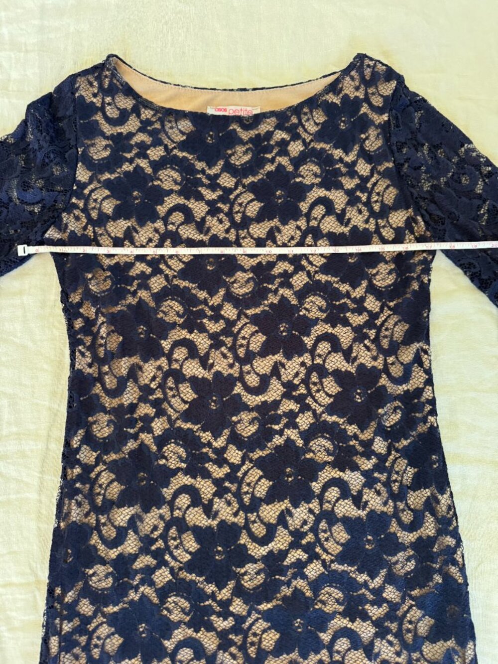 ASOS Petite Elegant Lace Shift Dress | US 10 Petite | Excellent Condition - Picture 6 of 16